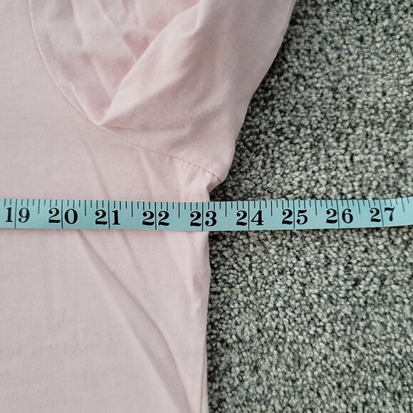 Ladies Lands End Long Sleeve Pink T-shirt XL -18, Pre-Owned in Nice Condition - Picture 8 of 11